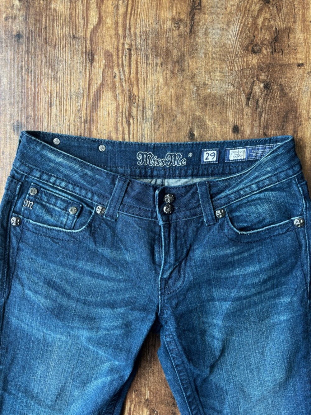 Miss Me Angel Wing Jeans Vintage 29 - Picture 4 of 6